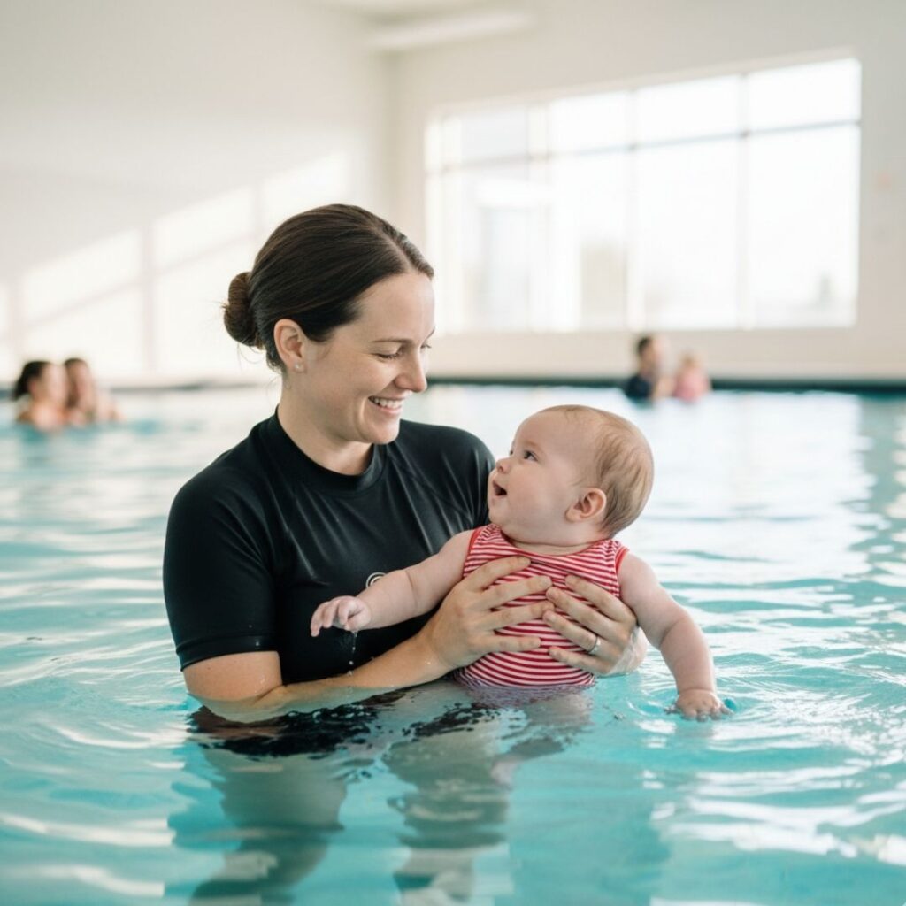 infant swim class